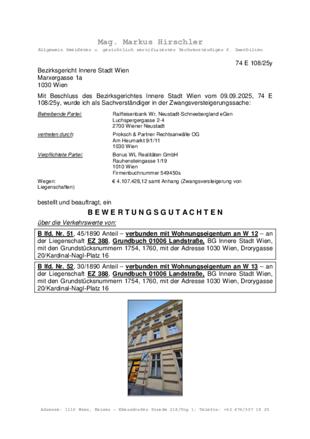 Gutachten 1030 Wien, Drorygasse 20.pdf