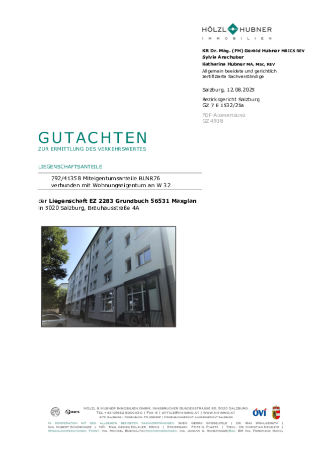 PDF-Ausfertigung Verkehrswertgutachten zu 7 E 1532-25a_Liegenschaftsanteile BLNR76  EZ 2283 KG 56531_geschwärzt.pdf