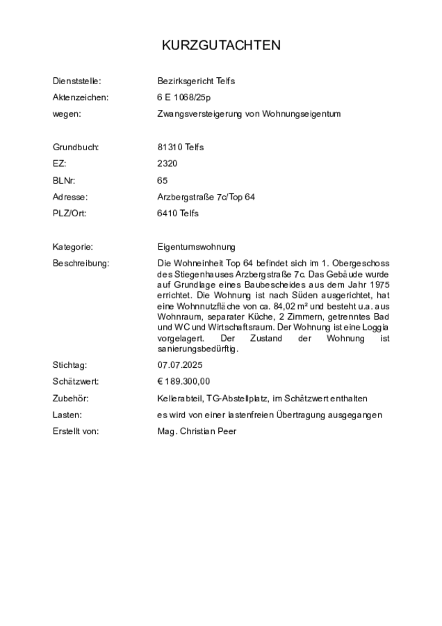 Kurzgutachten Telfs EZ 2320 Top 64 27_08_2025.pdf